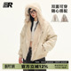 情侣装 ER两面穿座山雕麂皮毛领连帽外套cleanfit美式 明星同款