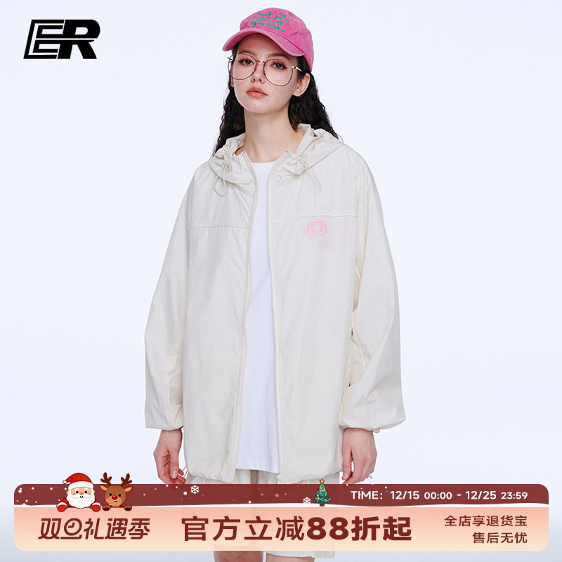 ER防晒衣夏季2026情侣新款超薄透气潮流夹克防晒服外套上衣
