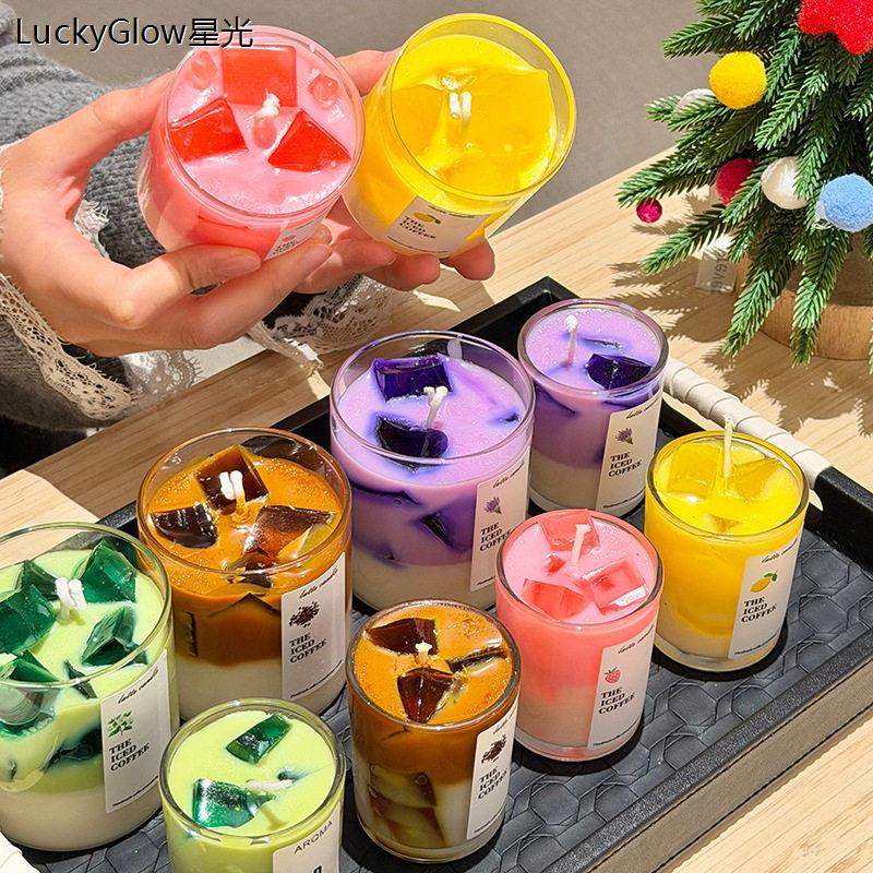 Dopamine Scented Candle多巴胺香薰蜡烛水果茶调家居约会气氛灯