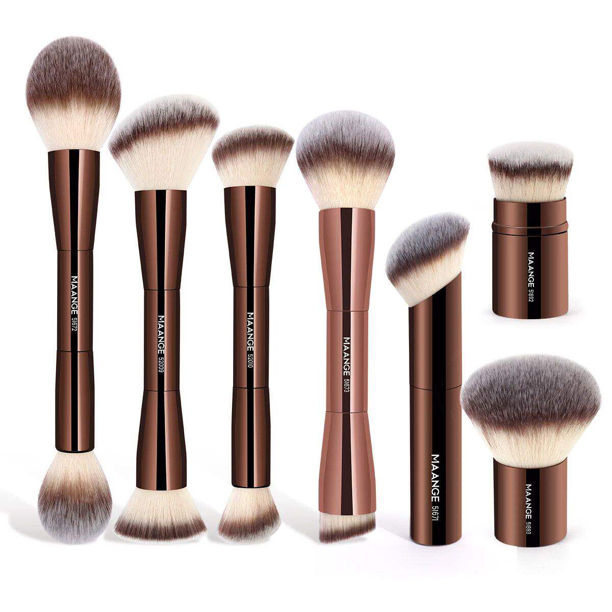 MAANGE Makeup Brushes Double Head Foundation Powder
