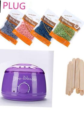 Hot Wax Warmer Heater Machine Hair Removal Beans Waxing Kit