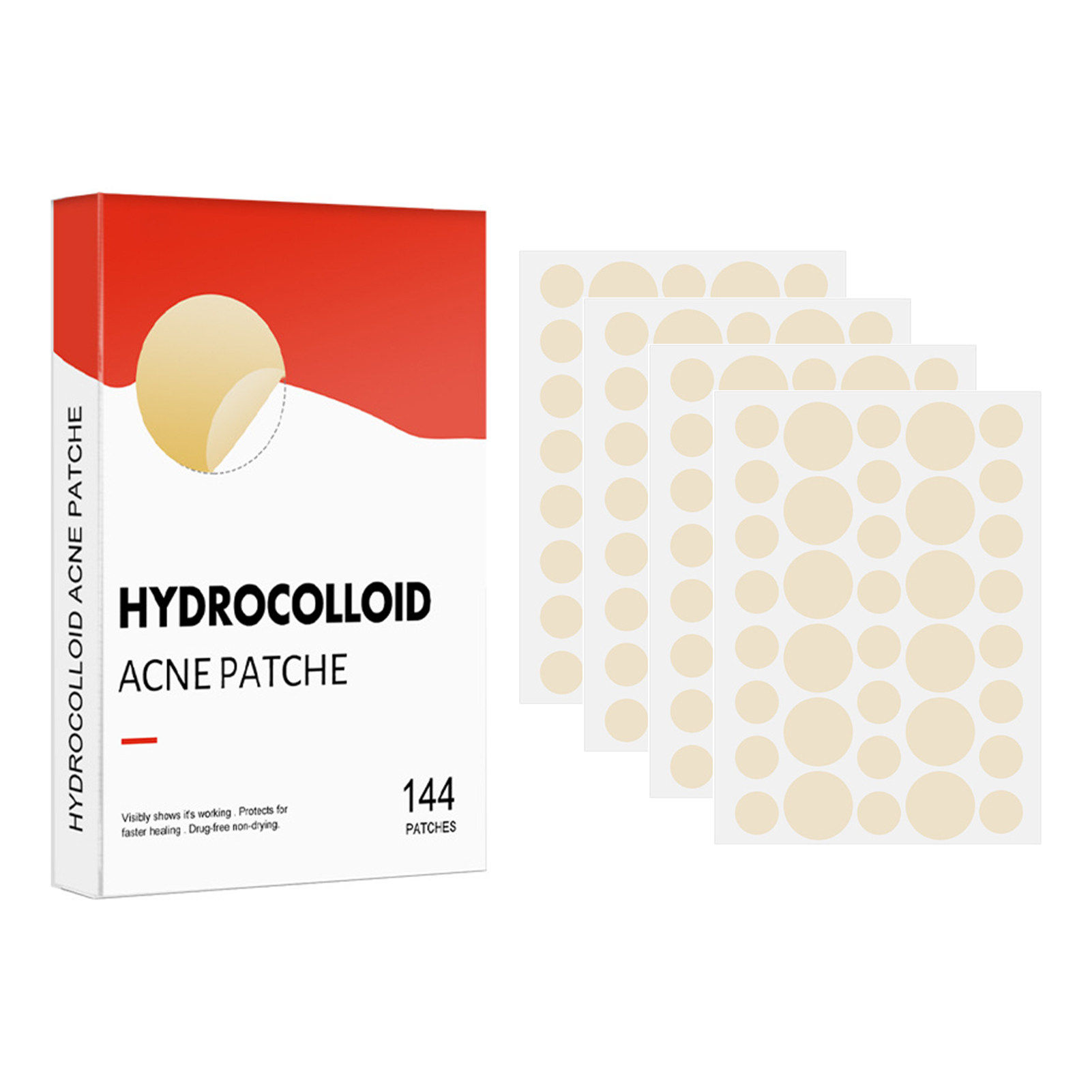 144pcs/set Face Men Women Skin Care Acne Pimple Patch Remove