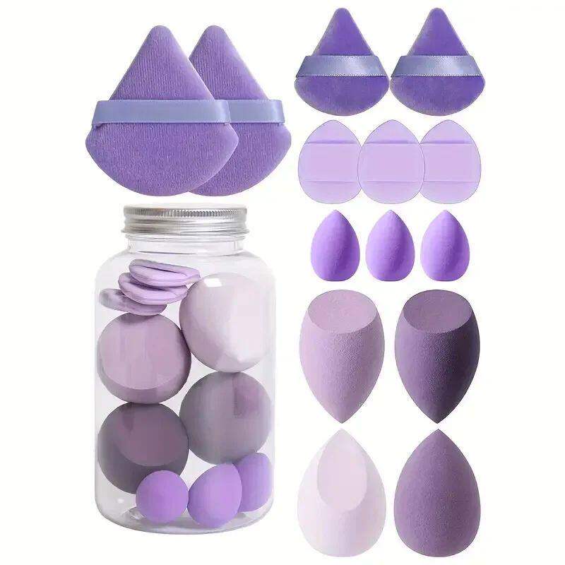 12/14Pcs Makeup Sponge Cosmetic Puff Foundation Sponges Blen