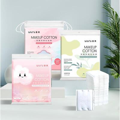 三层加厚夹心化妆棉片方