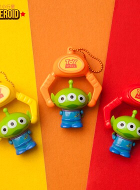 日单尾货玩具总动员可爱挂件三眼仔红色夹三眼怪公仔挂饰玩偶模型