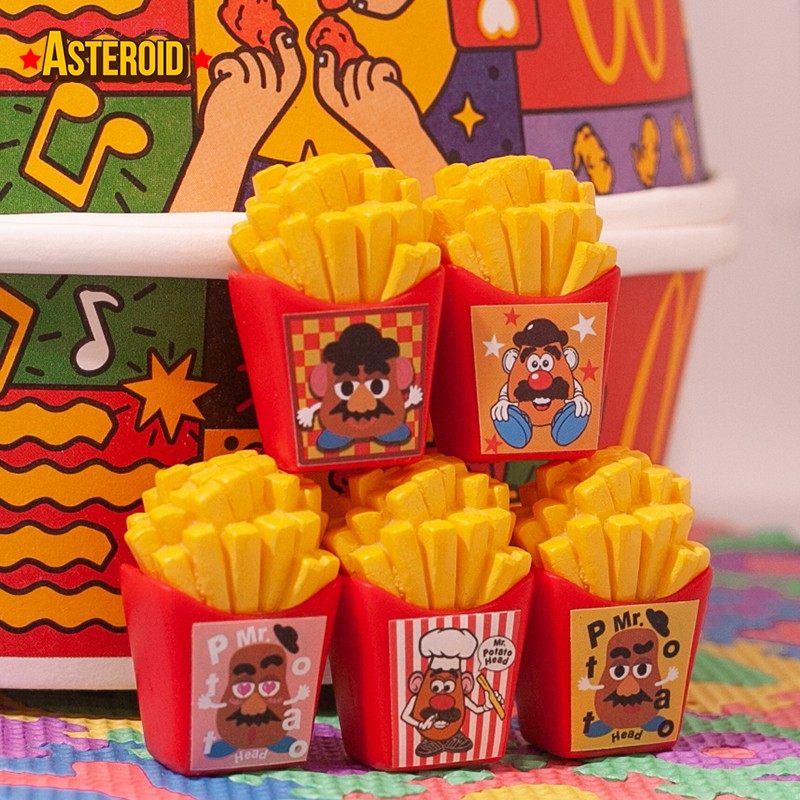 微缩可爱食玩迷你小薯条土豆先生薯蛋头diy自制素材玩具模型摆件