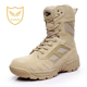 冬季 君洛克D80204防刺沙漠靴高帮战术靴男士 系带防滑耐磨作战靴子