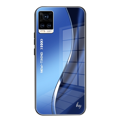 适用vivoS7手机壳新款钢化玻璃男女硅胶全包防摔保护套高级感创意商务个性高档超薄经典流线形外壳