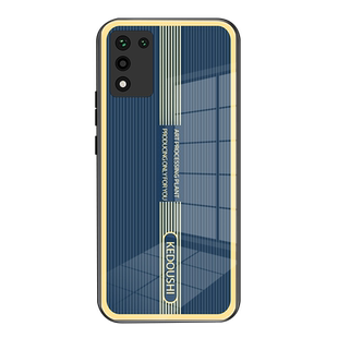 适用OPPOK9S手机壳钢化玻璃oppok9s超薄金属条纹PERM10保护套全包边防摔男女网红