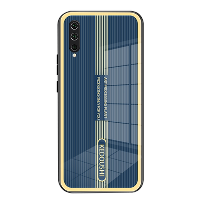 适用荣耀9X手机壳玻璃壳honor9x全包边HLK-AL00防摔新款男女超薄金属条纹保护套