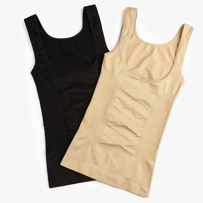 收腹塑身衣服束腰塑形燃脂瘦身神器减肚子束身美体薄款紧身背心女