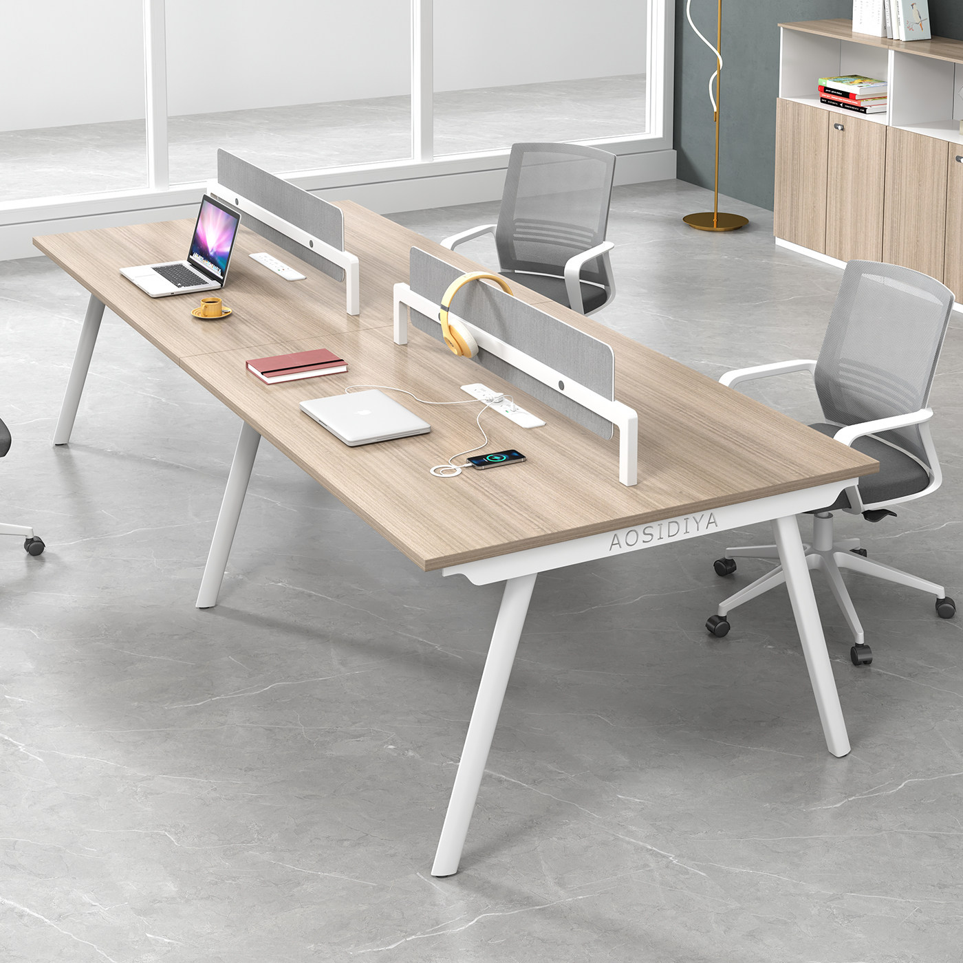 简约现代工位办公桌椅组合六6四4人位办公室家俱职员桌工作位卡座,商业/办公家具,组合/屏风工作位,淘宝优惠券,粉丝福利购,淘宝优惠卷