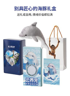 云养宠动物追踪手链情侣手串生日礼物情人节礼物海豚礼盒