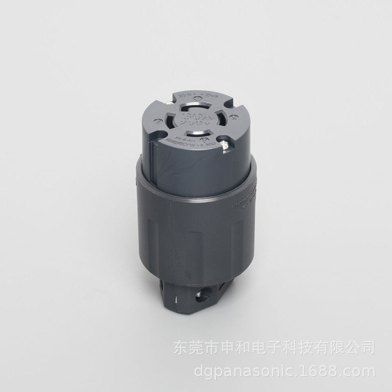 广州AMERICAN DENKI美国电机30A250V防脱落工业插座4324N,标准件/零部件/工业耗材,自动化流水线,淘宝优惠券,粉丝福利购,淘宝优惠卷