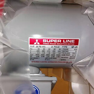 三菱SF 电机功率可选0.75KW 1.5KW大量现货通用型号SF QR卧式