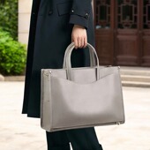 托特包女大容量通勤宽肩带单肩手提商务出差16寸电脑包多层斜挎包