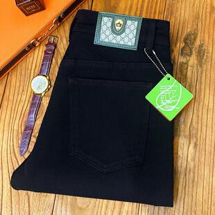 牛仔裤男款爆款2024新款潮流百搭纯黑色防掉色秋冬男士休闲长裤子