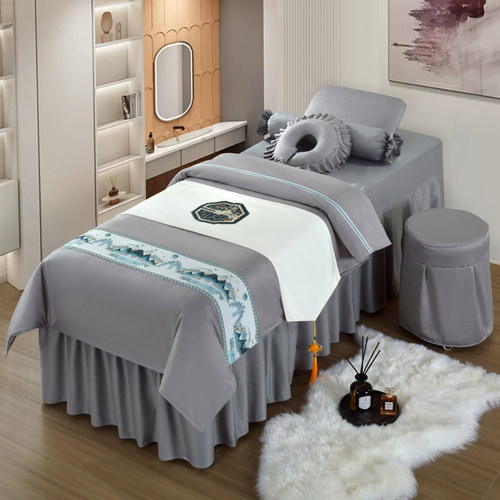 床笠款美容床罩四件套