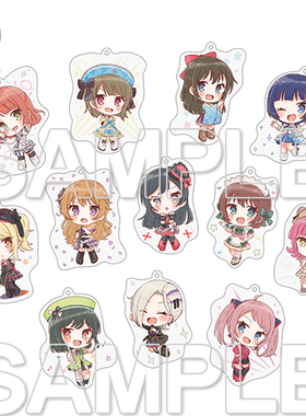 【正版现货】LLAS 虹之咲 钟岚珠 优木雪菜 4th Q版亚克力挂件