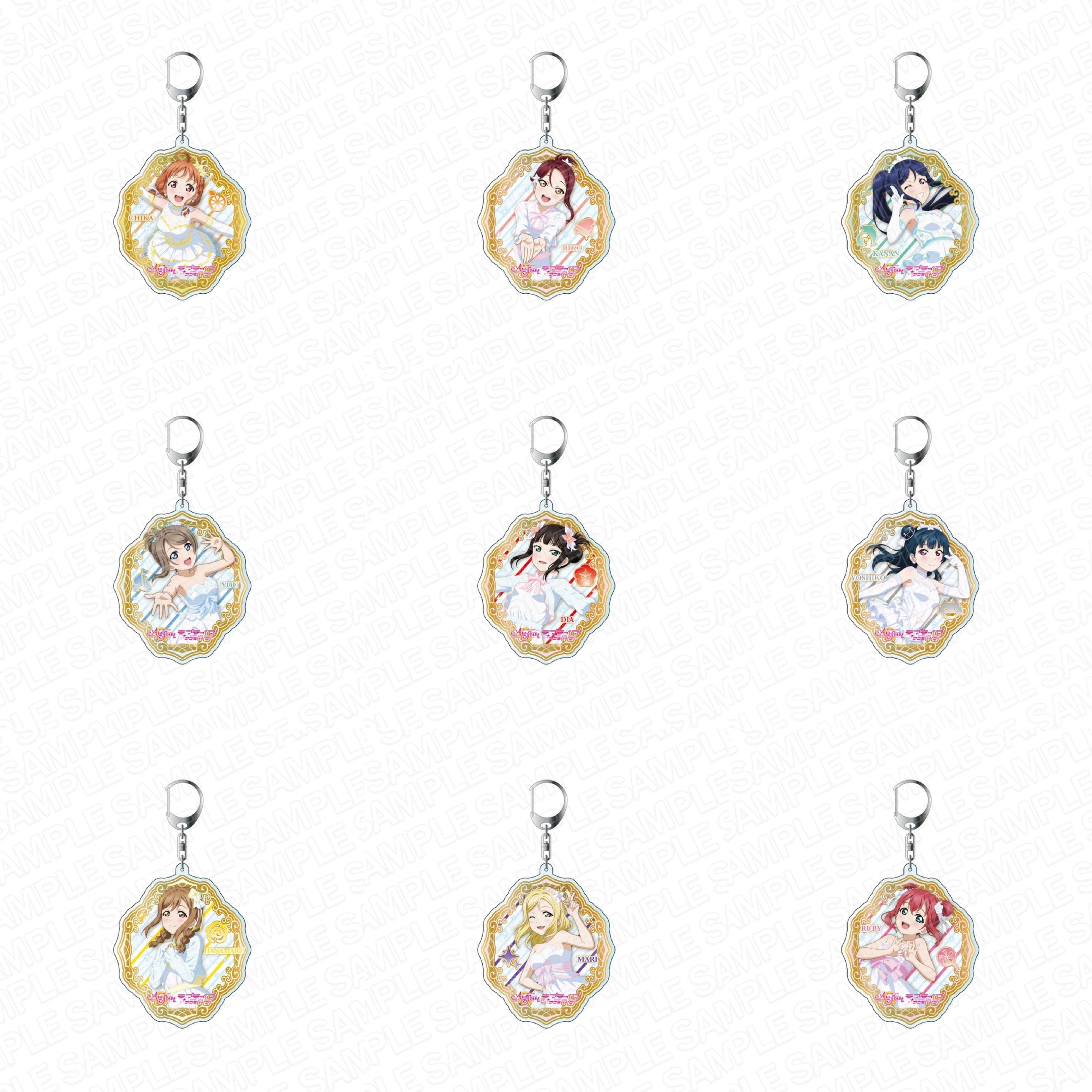 【正版现货】lovelive aqours 水团 渡边曜 感谢友人 亚克力挂件