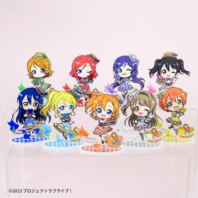 【正版现货】LL15周年fanfancy联动 μ's 迷你立牌 透卡