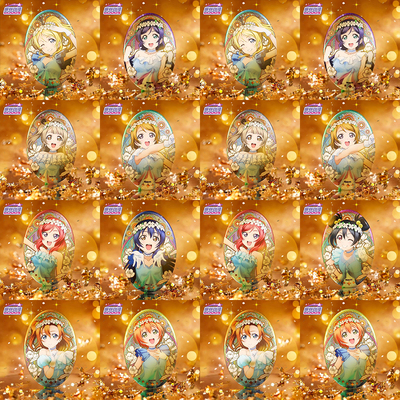 【正版拼团现货】Love Live! μ's  繁花系列椭圆徽章盲盒吧唧