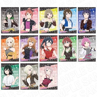 【正版现货】lovelive 虹之咲 优木雪菜 岚珠摇滚风 方形吧唧徽章