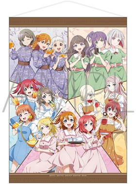 【正版现货】lovelive School idol 亚巡ver.挂画色纸文件夹