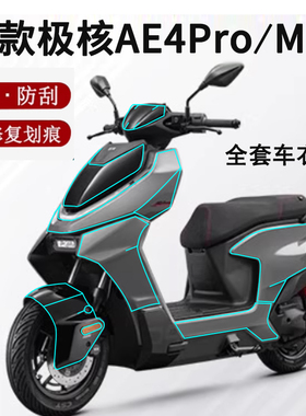 适用25款极核AE4 Max隐形车衣电摩AE4 ProMY25仪表钢化膜春风ae4max龙头膜AE4车身膜NFC改装配件大灯脚垫