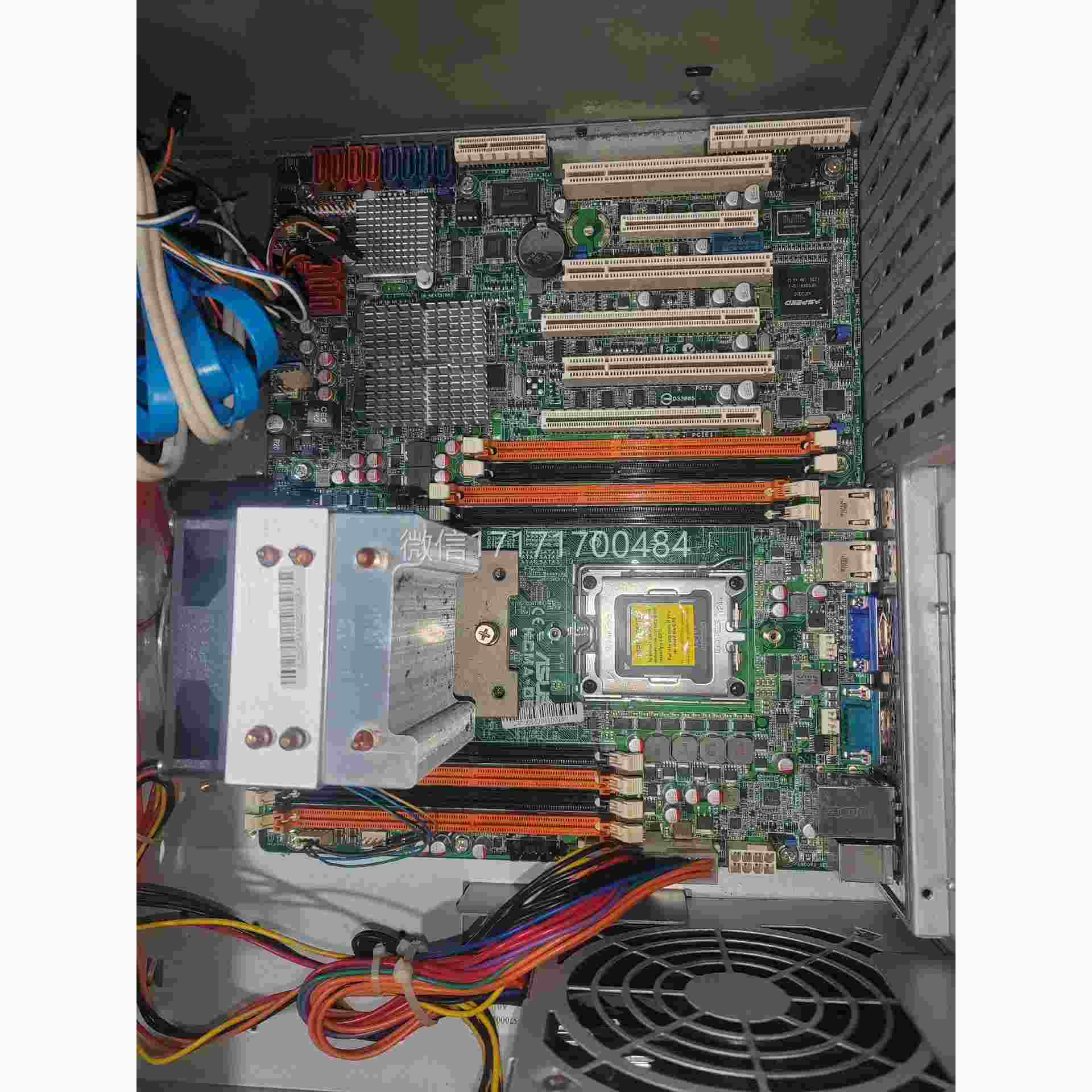 2手议价-华硕双路服务主板，KCMA-，D机8拆无修器，使用正常，成