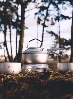 瑞典Trangia暴风炉合金铝酒精燃气风暴炉套锅装户外野炊野营炉具