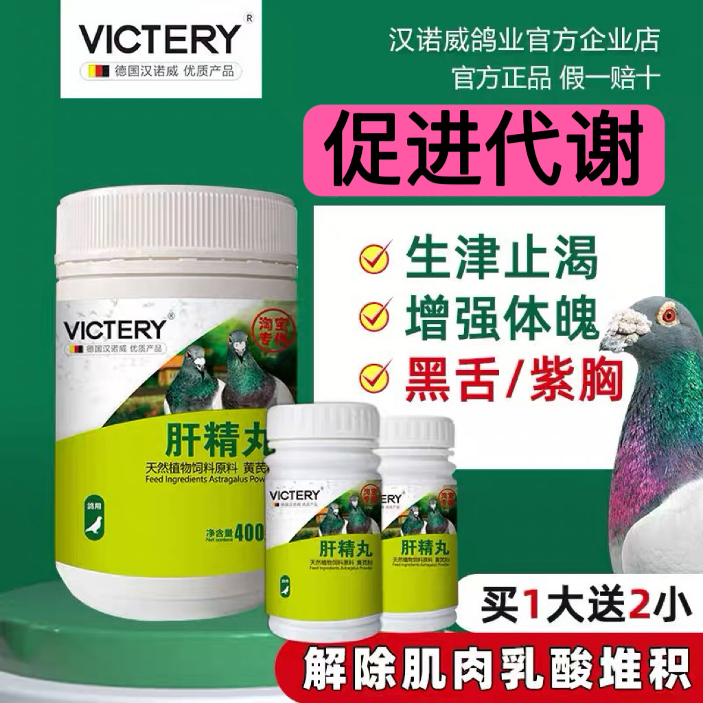 汉诺威鸽用肝精丸信鸽改善强肝解毒黑舌紫胸鸽子保健排毒促进代谢