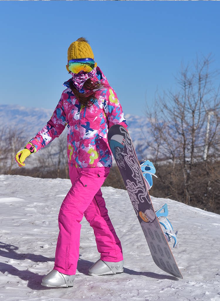 清仓处理户外滑雪服女 男亲子防水防风保暖大码雪服女外套 登山服