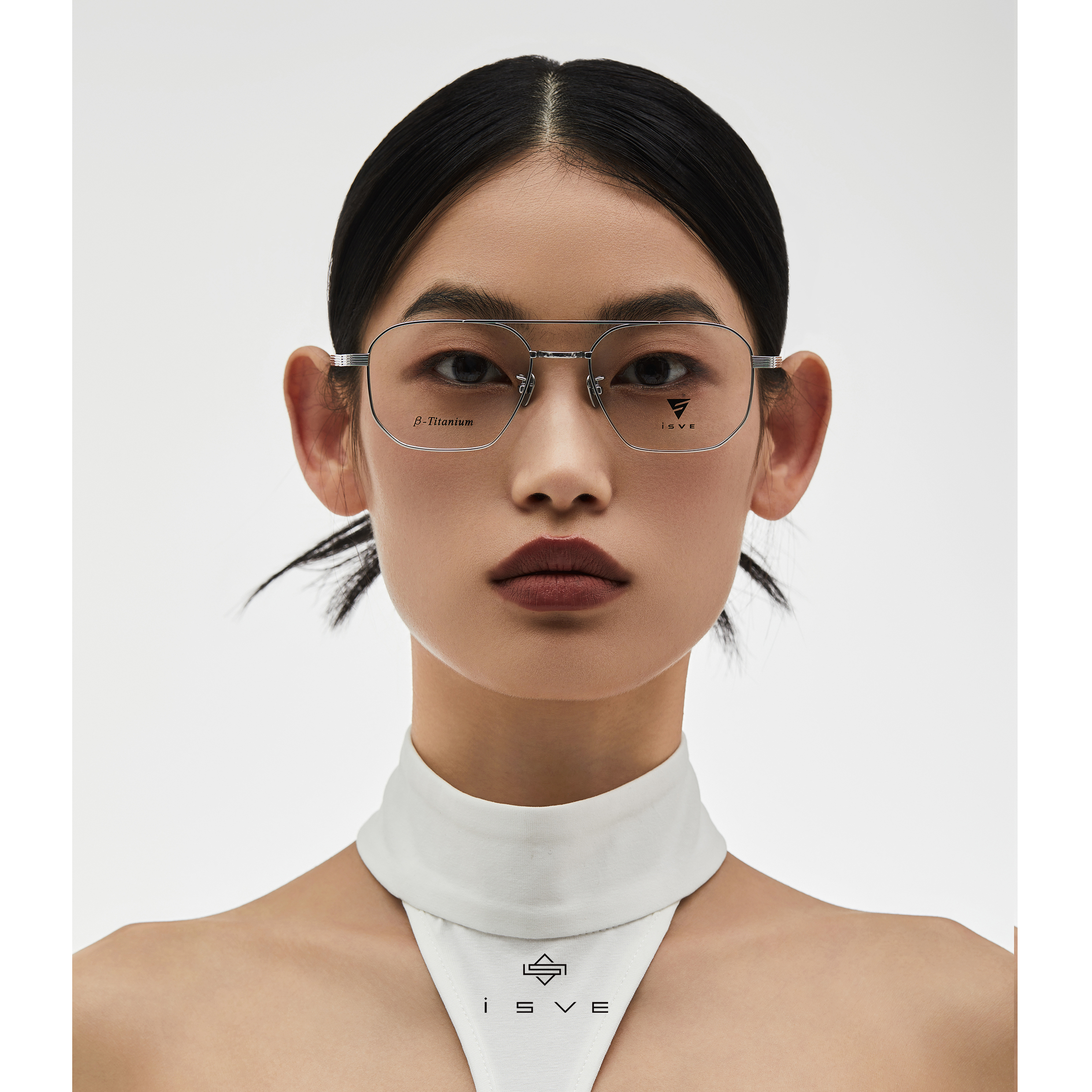 全框双梁近视眼镜架商务百搭简约