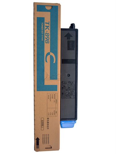 适用 京瓷TK-898粉盒 京瓷FS-C8020 8025 C8520蓝色C8525MFP碳粉