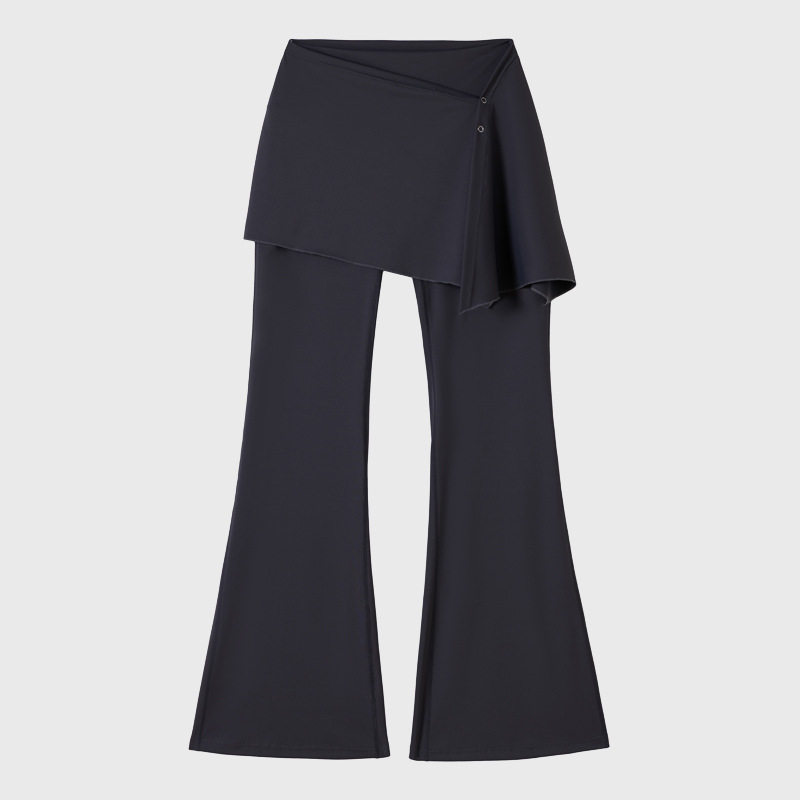 鲨鱼裤女瑜伽外穿春夏薄款灰色收腹2025新款打底健身微喇高腰提臀