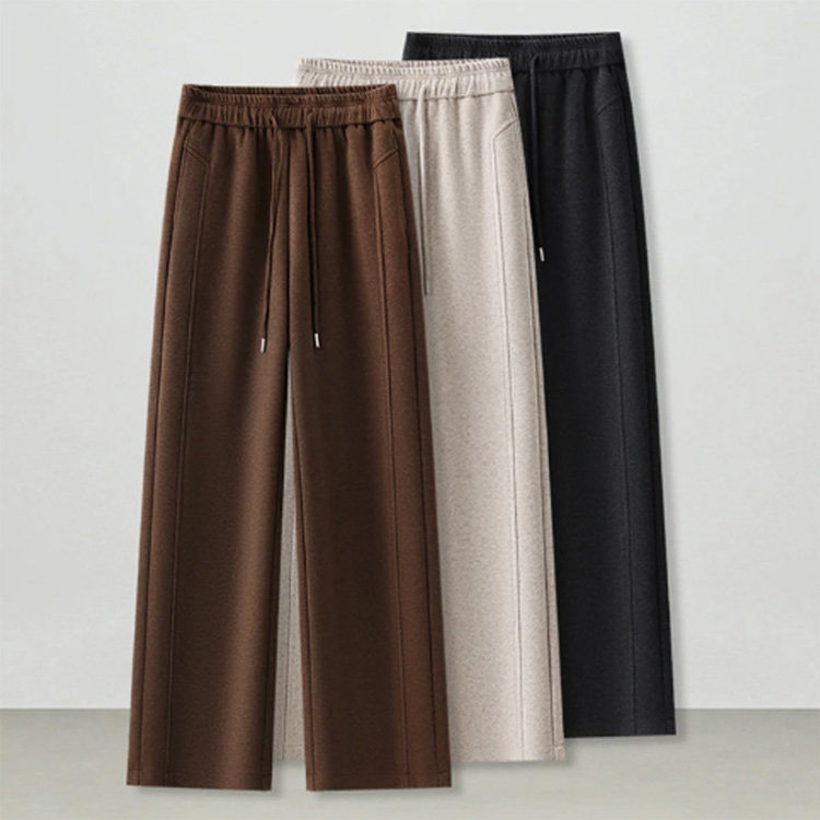 气质高腰阔腿裤女秋冬季2025韩版新款宽松显瘦直筒裤长裤,女装/女士精品,休闲裤,淘宝优惠券,粉丝福利购,淘宝优惠卷