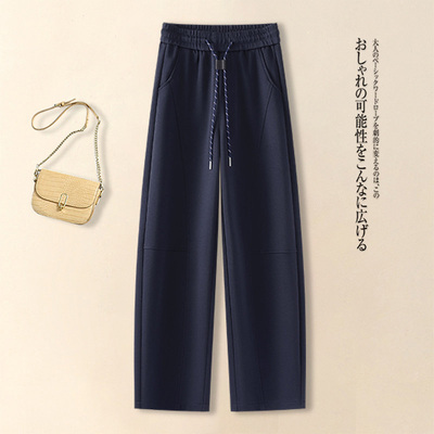 时尚高腰香蕉裤女卫裤2026新款裤子运动裤春秋冬季高腰镰刀裤