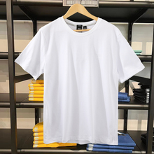 BOSS短袖 T恤纯棉圆领刺绣纯色休闲修身 男装 正品 230g重磅白T恤 代购