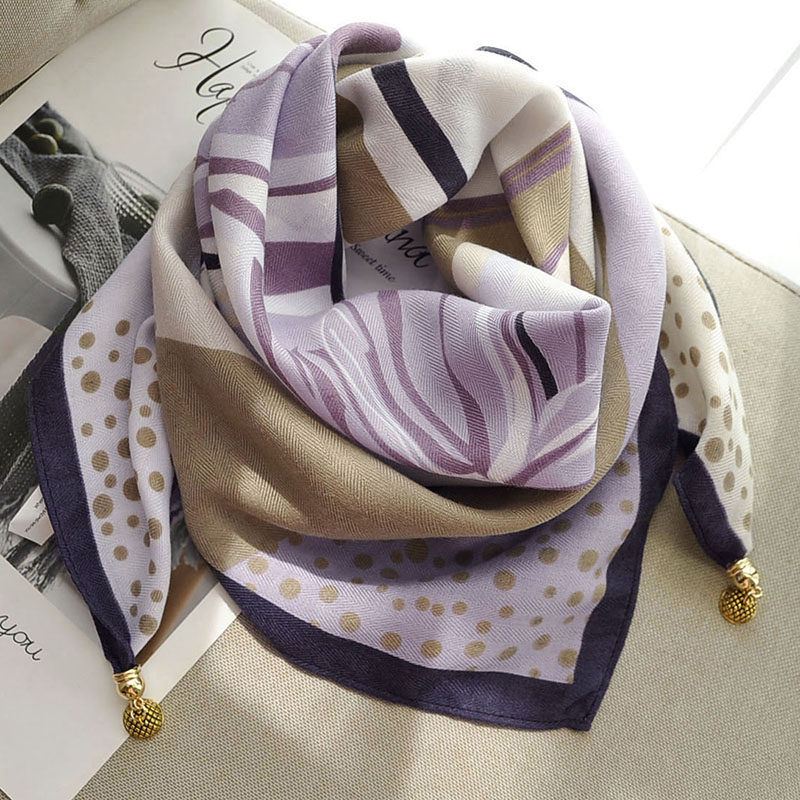 新款百搭小方巾磁扣棉质手感丝巾春秋时尚高级感围巾护颈小领巾,服饰配件/皮带/帽子/围巾,围巾/丝巾/披肩,淘宝优惠券,粉丝福利购,淘宝优惠卷
