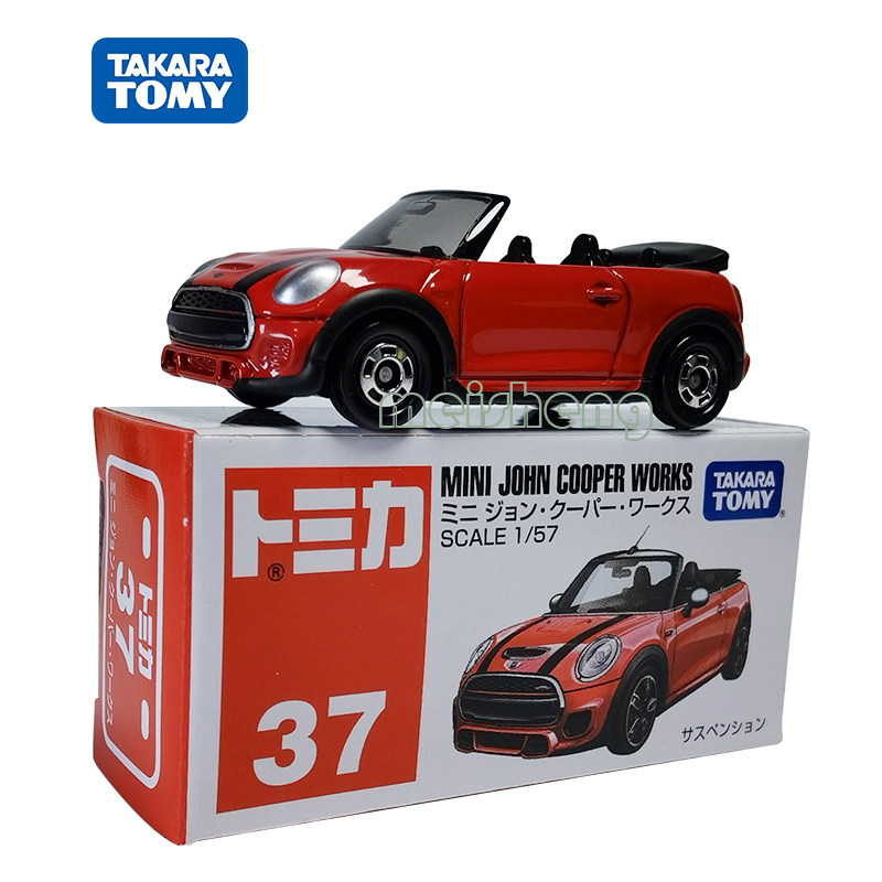 TOMY多美卡合金小汽车模型男玩具车37号MINI迷你库伯轿跑车879411