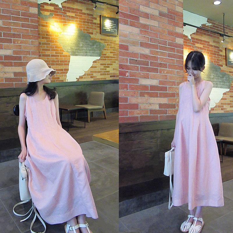 韩国童装2024夏季女童连衣裙法式浪漫茶花粉洋气中大童亲子花苞裙,童装/婴儿装/亲子装,连衣裙,淘宝优惠券,粉丝福利购,淘宝优惠卷