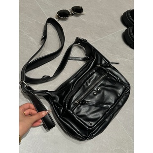 商场399 几十块 机车单肩包T539 非平替 柜子新款