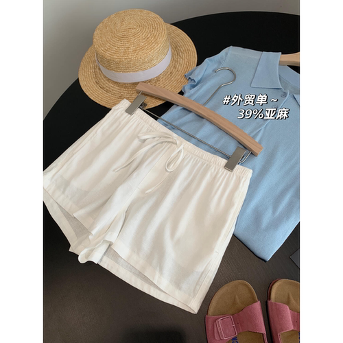 捡漏！淘到国外129+含30亚麻休闲短裤P919