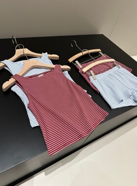95棉！走美国订单商场同品质170+背心短裤套装W580