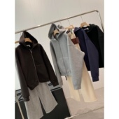 连帽空气感卫衣开衫 捡漏 淘到国外490 T451