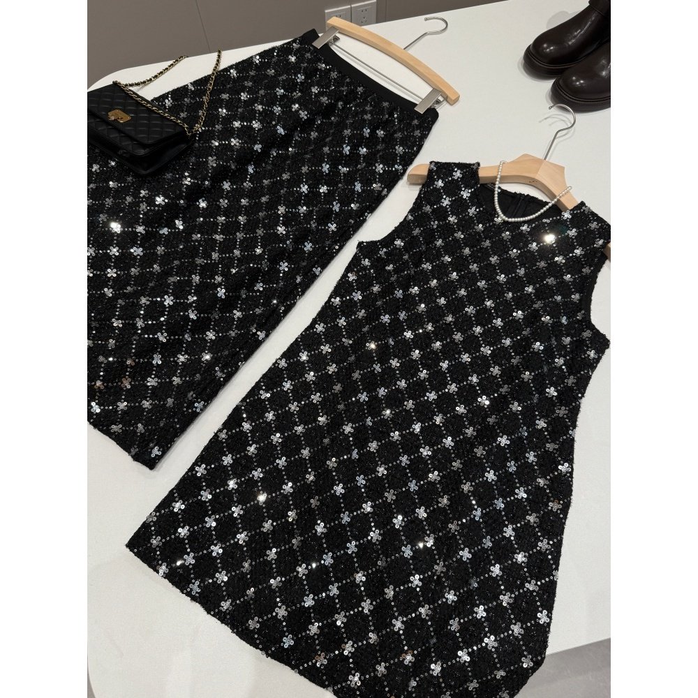 订单剩余！非平替！淘到商场399+亮片裙T772