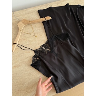 缎面吊带裙U003 国外商场499 重工刺绣 订单剩余