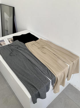 捡漏！淘到商场149女式薄款休闲裤 百搭日常系带直筒裤薄J963