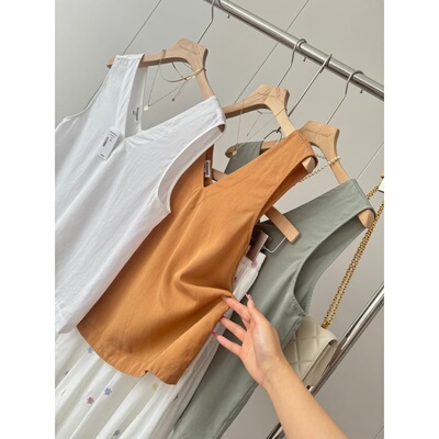 100莱赛尔！捡漏！国外商场199+垂感休闲背心U647